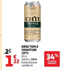Bière triple signature ch'ti