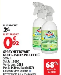 SPRAY NETTOYANT MULTI-USAGES PAULETTE