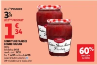 CONFITURE FRAISES BONNE MAMAN