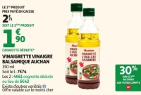 VINAIGRETTE VINAIGRE BALSAMIQUE AUCHAN