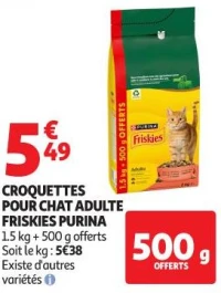 CROQUETTES POUR CHAT ADULTE FRISKIES PURINA