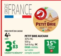 PETIT BRIE AUCHAN
