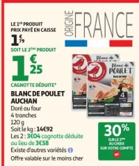 BLANC DE POULET AUCHAN
