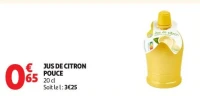JUS DE CITRON POUCE