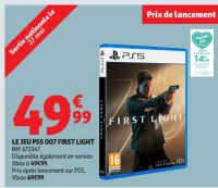 LE JEU PS5 007 FIRST LIGHT