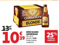 BIÈRE BLONDE GRIMBERGEN