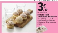 BOITE DE 6 MINI TROPÉZIENNE NATURE