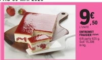 ENTREMET FRAISIER