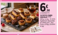 16 PETITS FOURS CHOCOLAT