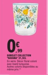 GOBELET COLLECTION "HAVANA" 31,5CL