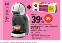 MACHINE À DOSETTE + 3 BOITES DE CAPSULES