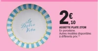 ASSIETTE PLATE 27CM