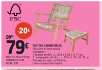 FAUTEUIL LOUNGE RELAX