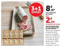 SAUCISSON SEC LE GALIBIER