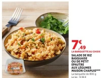 SALADE DE RIZ BASQUAISE OU DE PETIT EPAUTRE AUX LÉGUMES MAISON CHAPUIS