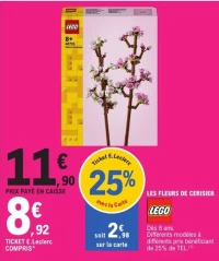 LEGO LES FLEURS DE CERISIER