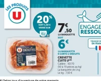 CREVETTE CUITE U
