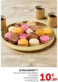 16 MACARONS