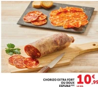 Chorizo extra fort ou doux Espuna