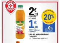 PUR JUS MATIN EXOTIQUE "JAFADEN"