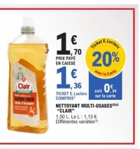 NETTOYANT MULTI-USAGES "CLAIR"
