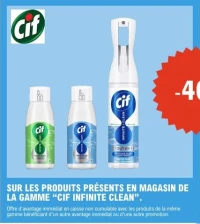 Gamme Cif Infinite Clean