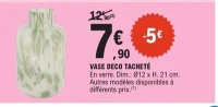 VASE DECO TACHETÉ