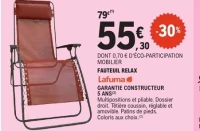 FAUTEUIL RELAX Lafuma