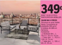 SALON BAS 4 PIÈCES