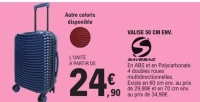 VALISE 50 CM ENV.