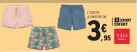 SHORT ENFANT