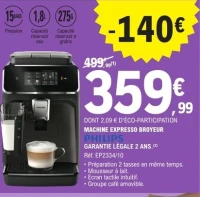 Machine espresso broyeur PHILIPS