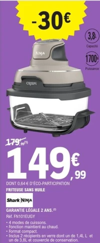 FRITEUSE SANS HUILE Shark NINJA