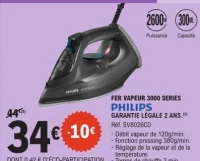 FER VAPEUR 3000 SERIES PHILIPS