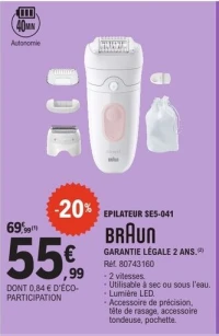EPILATEUR SE5-041 BRAUN
