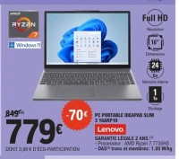 PC PORTABLE IDEAPAD SLIM 3 16ARP10 LENOVO