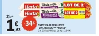 TARTE EN OR FEUILLETÉE -30% MAT.GR. HERTA