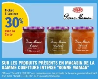 GAMME CONFITURE INTENSE "BONNE MAMAN"
