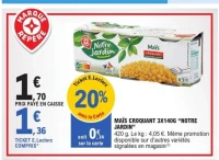 MAÏS CROQUANT 3X140G "NOTRE JARDIN"