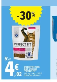 PERFECT FIT CROQUETTES POUR CHAT STÉRILISÉ