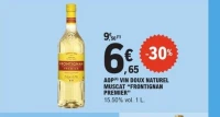 AOP VIN DOUX NATUREL MUSCAT "FRONTIGNAN PREMIER" 15.50% vol. 1 L.