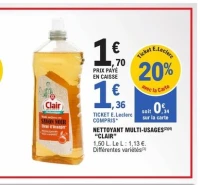 NETTOYANT MULTI-USAGES “CLAIR”
