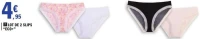 LOT DE 2 SLIPS "ECO+"