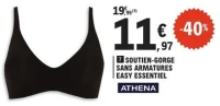 SOUTIEN-GORGE SANS ARMATURES EASY ESSENTIEL ATHENA