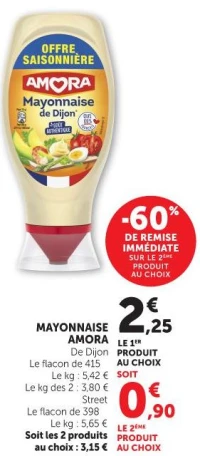 Mayonnaise AMORA De Dijon, Street