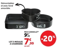 LOT 3 MOULES À CHARNIERE