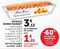 GATEAUX BONNE MAMAN(1) Quatre quarts