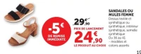 SANDALES OU MULES FEMME U Collection