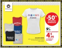 TEE SHIRT FEMME U Collection