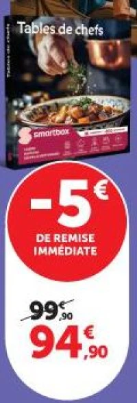 Coffret Tables de chefs smartbox